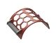 Griglia con larghezza 497, spessore t=15 foratura Ø80, ponticello 20, Hardox per Lindner Recyclingtech 