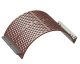 Griglia con larghezza 524, spessore t=15 foratura Ø30, ponticello 7, Hardox per Lindner Recyclingtech Lindner Universo