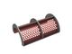 Griglia con larghezza 796 largo, spessore t=6 misto foratura Ø30/Ø35, ponticello 8/9 per Weima Maschinenbau GmbH 