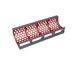 Griglia con larghezza kit de 2 2030 largo spessore t=15, foratura Ø70 per Vecoplan Vecoplan VAZ 220/200