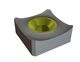 Knife 145x145x57 Eco Line, countersunk on one side, X version for Lindner Recyclingtech 