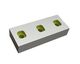 Knife 196x78x38 Eco Line 3 holes with long slots countersink onesided for Amni Maschinenbau GmbH 