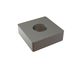 Knife 38x38x12, rounded corners, PremiumCut, countersunk on both sides, B1 version for Lindner Recyclingtech Mewa UG 1000