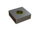 Knife 38x38x12 StandardCut, countersunk hole on both sides, X version for Lindner Recyclingtech Mewa UG 1000