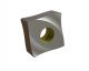 Knife 43x43x20, rounded corners, StandardCut, countersunk on both sides, X version for Lindner Recyclingtech Lindner Antares 1600