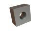 Knife 43x43x23, rounded corners, PremiumCut, countersunk on both sides, B1 version for Lindner Recyclingtech Lindner Power Komet 2800