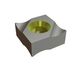 Knife 65x65x28, pointed corners, Eco Line, countersunk on both sides, X version for Lindner Recyclingtech Lindner Antares 1600