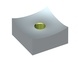 Knife 70x70x35 with hollow grind StandardCut, M20 thread, B1 version for Zeno Zerkleinerungsmaschinen 