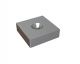 Knife 95x95x27, rounded corners, PremiumCut, countersunk on both sides, X version for Lindner Recyclingtech Lindner Saturn 2500