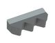 Knife center, 3 teeth 240x101x69, PremiumCut, tooth pitch 80, W9 version for Eldan Recycling 