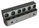 Knife holder 2-parts 388x150x104 hardened version 2x195 for Artech Recyclingtechnik GmbH 