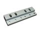 Knife holder stator 390x119x25/48, 4 slotted holes, 6 countersunk holes, 2xM12 threads for 