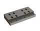 Knife holder stator 390x200x35/58 hard-faced version 195 for MeWa | Ehehalt | Andritz MeWa | THM Recycling Mewa UG 1608