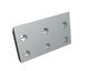 Knife outer 165x100x20 6 counter-sunk holes, edge 1x90°/45°, W-version for HSM GmbH + Co. KG 