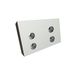 Knife outer left side 120x98x20 4 counter-sunk holes, W-version for HSM 