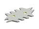Label remover 170x90x6 Eco Line, 2 holes Ø14 