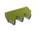 Lama di rotore il centro 240x121x55 Eco line per Columbus McKinnon | CM Industrial Shredders 