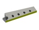 Lame de cisaille guillotine gauche 543x110x93 Eco Line, 5 trous fraisés Ø23/Ø33 