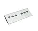 Lardone di serraglio esterno 423x170x48 6 foro svasato per Vecoplan 