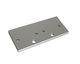 Left cover plate 409x175x27, wedge-shaped, 4 countersunk holes Ø14/Ø20, version 60 for Zerma | AMIS Zerma ZXS 2000