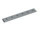 Left rotor knife 399x57x16 PremiumCut, 6 holes, cutting edge 45°, Y version for Heinrich Dreher Maschinenbau 