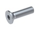 M12x45 Countersunk Screw 10.9 with internal hex, DIN 7991 / ISO 10642, steel bare 
