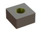 Messer 43x43x23, Ecken abgerundet, StandardCut, beidseitige Senkung, X-Variante für Lindner Recyclingtech Lindner Universo