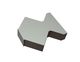 Outer counter knife 215x200x50, Premium Line, version 110, Creusabro for UNTHA America Untha XR 3000