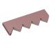 Outer counter knife 381x121x25, Hardox, version 80 for Vecoplan 