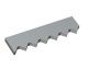 Outer counter knife 422x108x25 Premium Line, version 60, X version for Vecoplan 