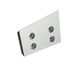 Outer knife right 120x98x20, 4 countersunk holes, W version for HSM GmbH + Co. KG 