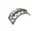 Panier de criblage 478 mm de large, épaisseur de tôle perforée t=25, perforation Ø68 pour Lindner Recyclingtech Lindner Saturn