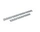 Pettine raschiatore 7 pezzi 2916x125x28 Premium Line, versione 80, versione X per Weima Maschinenbau GmbH 