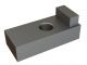 pieza de sujeción 165x70x65 1 taladro para MeWa | Ehehalt | Andritz MeWa | THM Recycling Mewa UG 1000