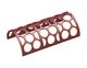 Plateau perforé 744 large, l'épaisseur t=15 Perforation Ø100, entretoise 13 pour Weima Maschinenbau GmbH 
