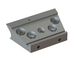 Portacuchillas 124x79x32, blindado 4 agujeros avellanados, rosca M16, 2xM8 para EREMA Engineering Recycling Maschinen und Anlagen 