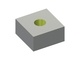 Reversible plate 60×60×30, M20 for Zeno Zerkleinerungsmaschinen 