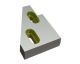 Right counter knife 245x168x50, Eco Line, W9 version for Eldan Recycling Eldan Super Chopper SC 1412