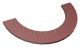 Rotor half seal Ø493x15 Hardox 9 holes for Vecoplan 