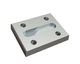 Rotor knife 115x87x18 edges 80°, 4 holes, W-version for Previero | Sorema 