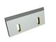 Rotor knife right 200x85x15 Eco Line 2 long slot, 2xM8 thread, X-version for Hosokawa Alpine AG 