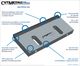 Rotormesser links 210x90x20, Hybrid Line für Hosokawa Alpine AG 