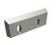 Rotormesser links 210x90x20, Premium Line, 2 Langlöcher, Schneide 7° (vorne)/50°, X-Variante für Hosokawa Alpine AG 