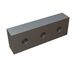 Scrap shear 519x180x100 3 holes Ø34 , double-sided countersink for Leimbach 