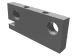 Scraper left for lateral slide sealing, 2 holes, 2x threads for Vecoplan Vecoplan VAZ