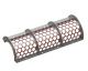 Screen basket 1300 mm wide, screen plate thickness t=8, perforation Ø60 ligament 11, 4 ribs, Hardox for Vecoplan LLC (Retech) Vecoplan VAZ 1300