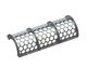 Screen basket 1300 wide, sheet thickness t=8 hole Ø76, bar width 14 for Vecoplan 