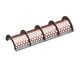 Screen basket 1582 wide, sheet thickness t=8 hole Ø50 bar width 16 Hardox for Vecoplan 