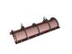 Screen basket 1609 mm wide, screen plate thickness t=8, perforation Ø30 ligament 10, reinforced for Vecoplan LLC (Retech) 