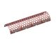 Screen basket 2004 wide, sheet thickness t=15 hole Ø80, bar width 19, Hardox for Lindner Recyclingtech 